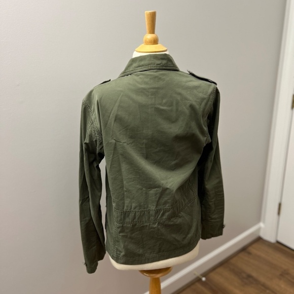 J.Crew Vintage Relaxed Boyfriend Olive Field Jacket Sz XS - Picture 13 of 14